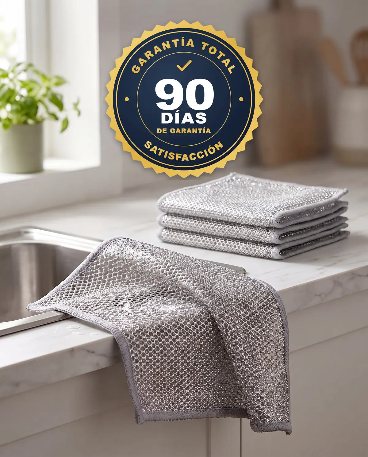 90 días para comprobarlo, o te devolvemos tu dinero.